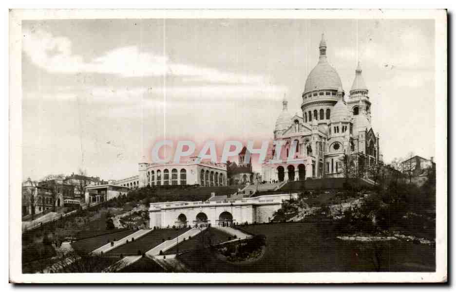 CPA Paris Basilique du Sacre Coeur de Montmartre