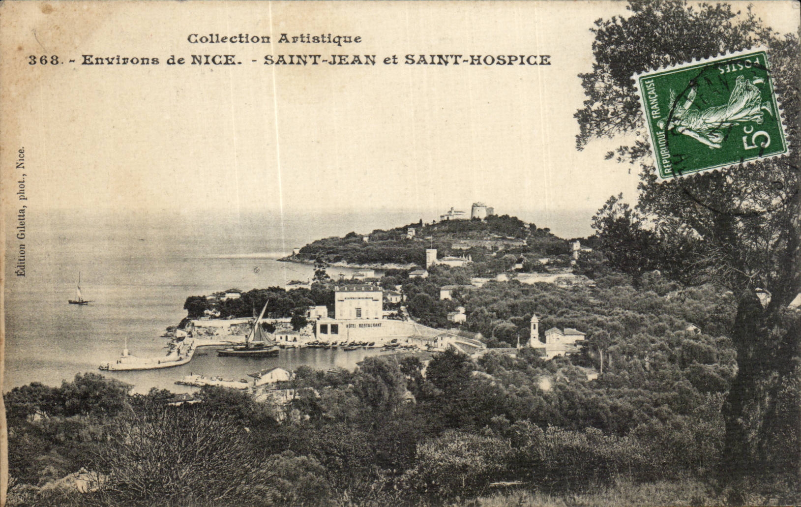 CPA Environs de Nice Saint Jean et Saint Hospice