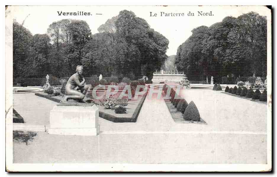 CPA Versailles le parterre du Nord
