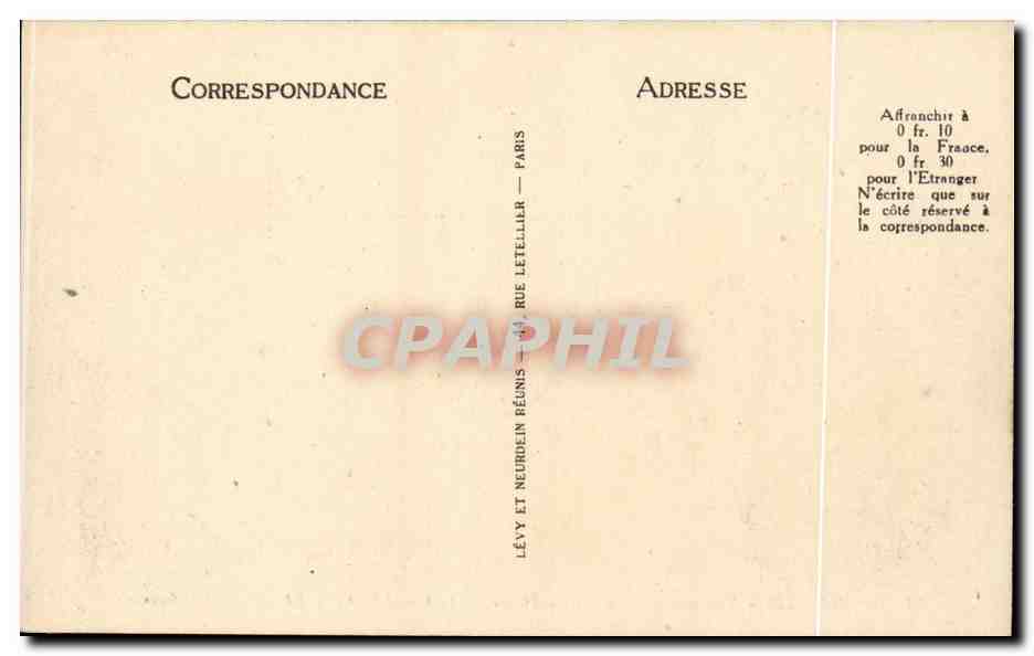 CPA Hendaye Vue generale de Notre Dame de la Guadeloupe — Back