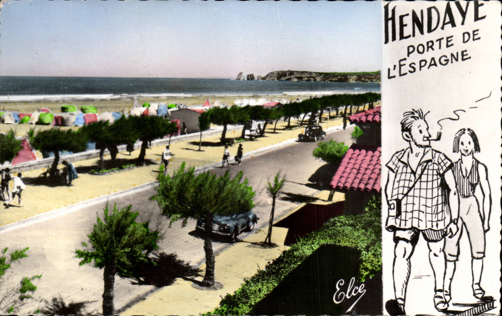 Hendaye — Porte de l'Espagne — Éditeur Elce