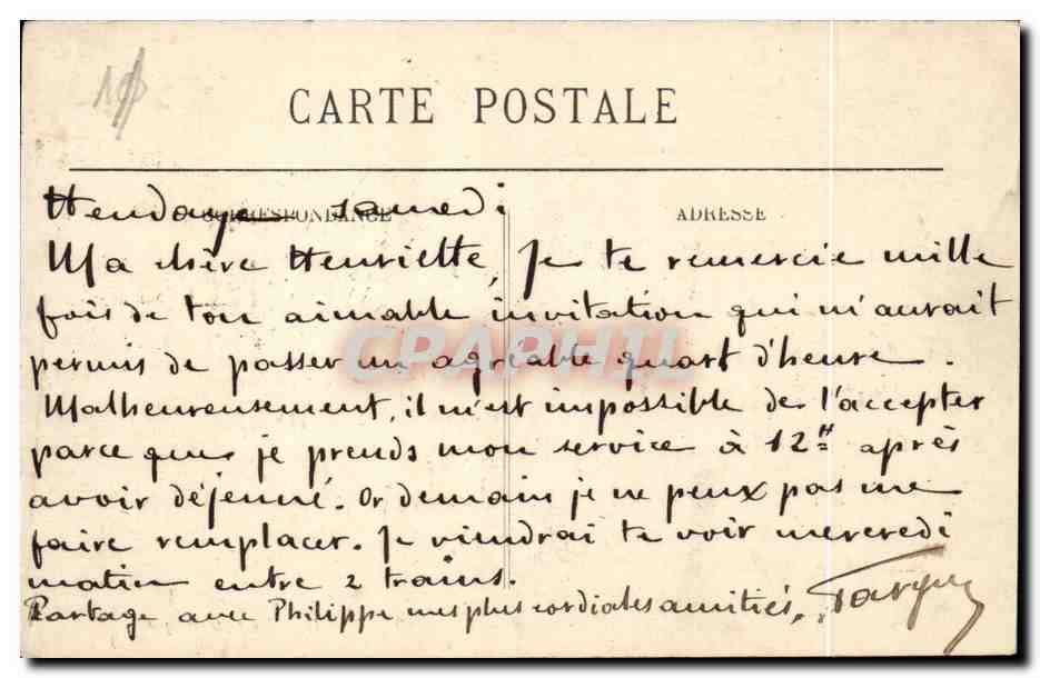 Hendaye - Côte Basque - La Basse Ville et le Jaizquibel - BR. - 3039 — Verso