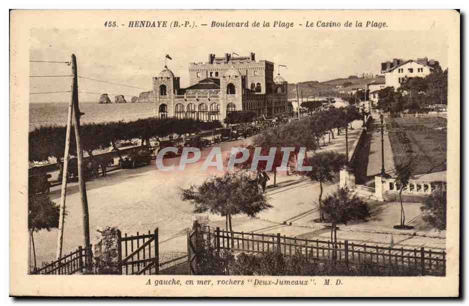 CPA Hendaye Boulevard de la plage Le casino de la plage