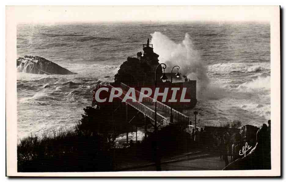 Tempête au Boccher de la Village — Biarritz — Éditeur : Tempête au Boccher de la Village
