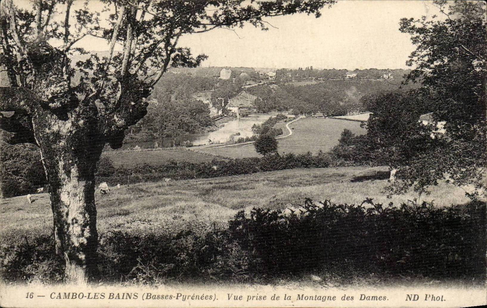 Cambo-les-Bains (Basses-Pyrénées) — View from the Montagne des Dames — ND Phol.