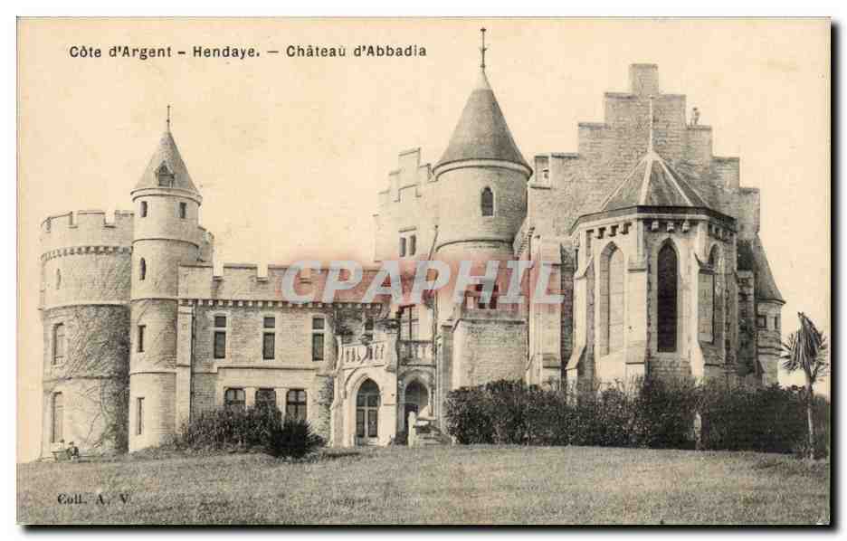 CPA Hendaye Chateau d'Abbadia