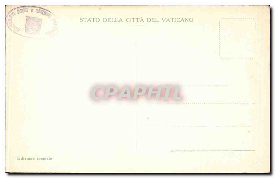 CPA Italie Italie Roma Cita del Vaticano Ermes Museo di scultura — Rückseite
