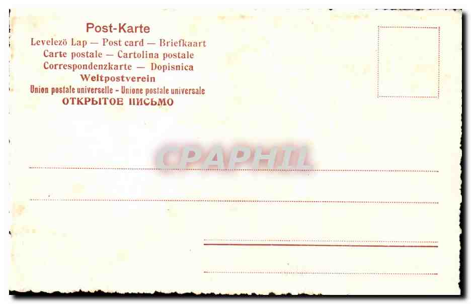 CPA Venezia Palazzo Contarini Fasan — Rückseite