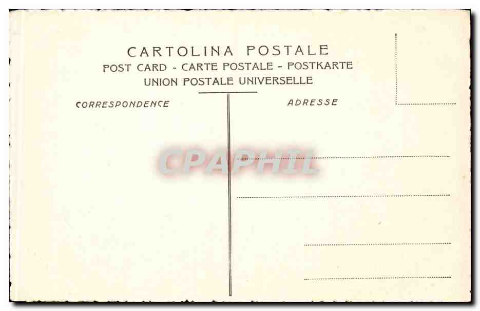 CPA Italie Italia Venezia Isola S Giorgio — Rückseite