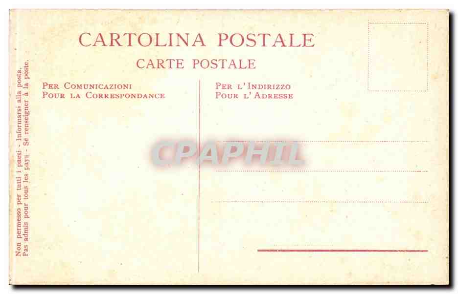 CPA Italie Italia Roma Stazione ferroviaria facciata principale — Rückseite