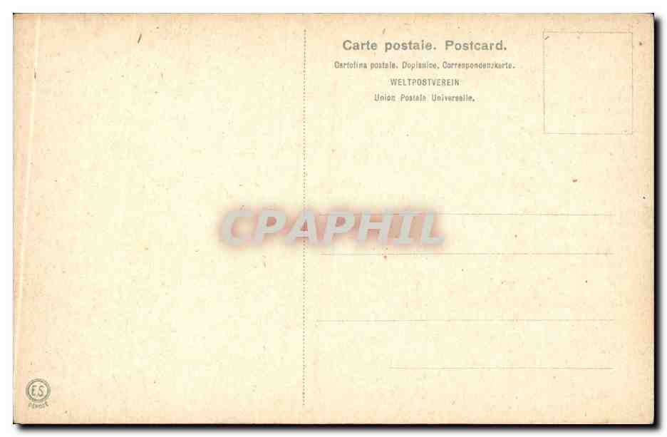 CPA Italie Italia Venezia Riva Schiavoni — Rückseite
