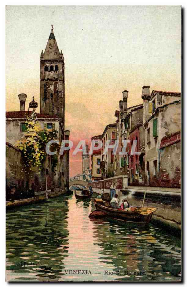 CPA Italie Italia Venezia Rio S Barnaba