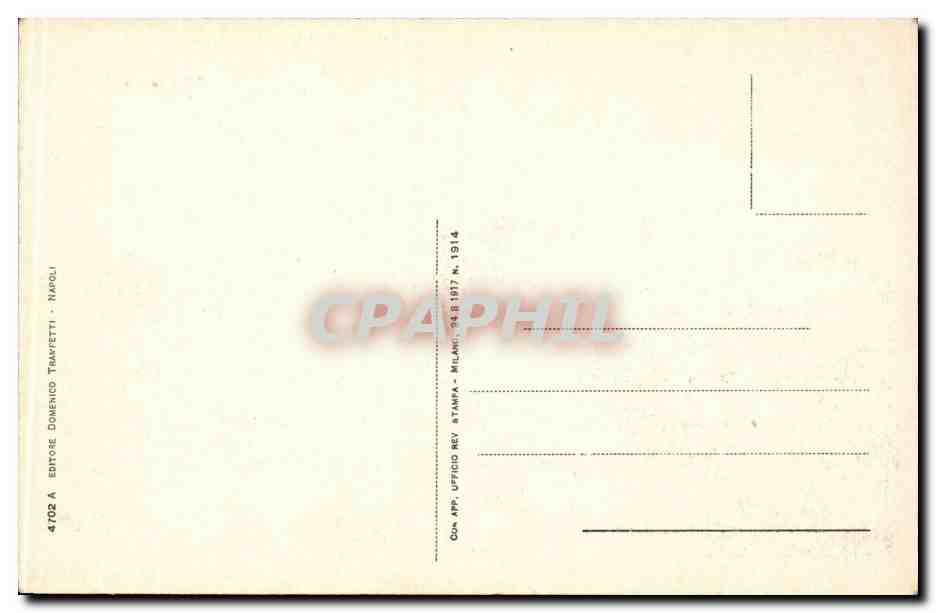 CPA Italie Italia Napoli Piazza Plebiscite — Verso