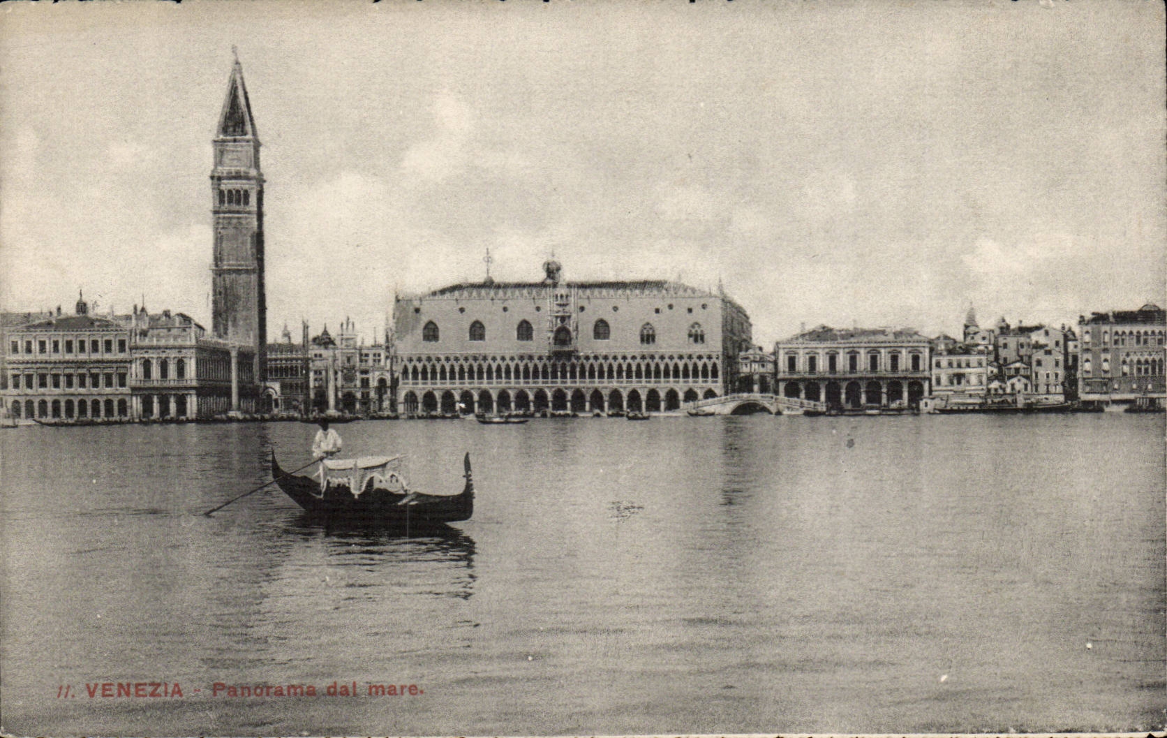 CPA Italie Italia Venezia Panorama del Mare
