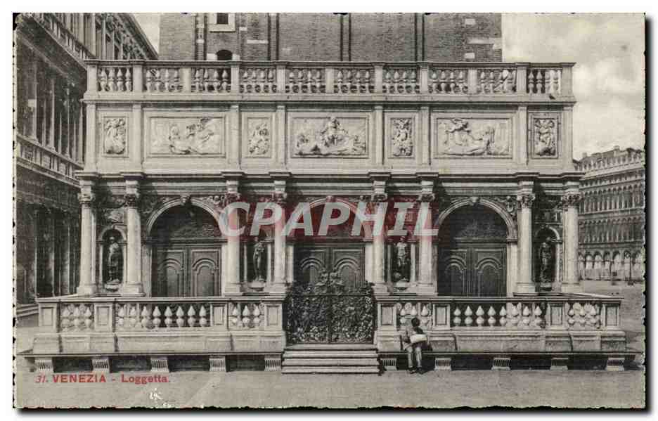 CPA Italie Italia Venezia Logetta