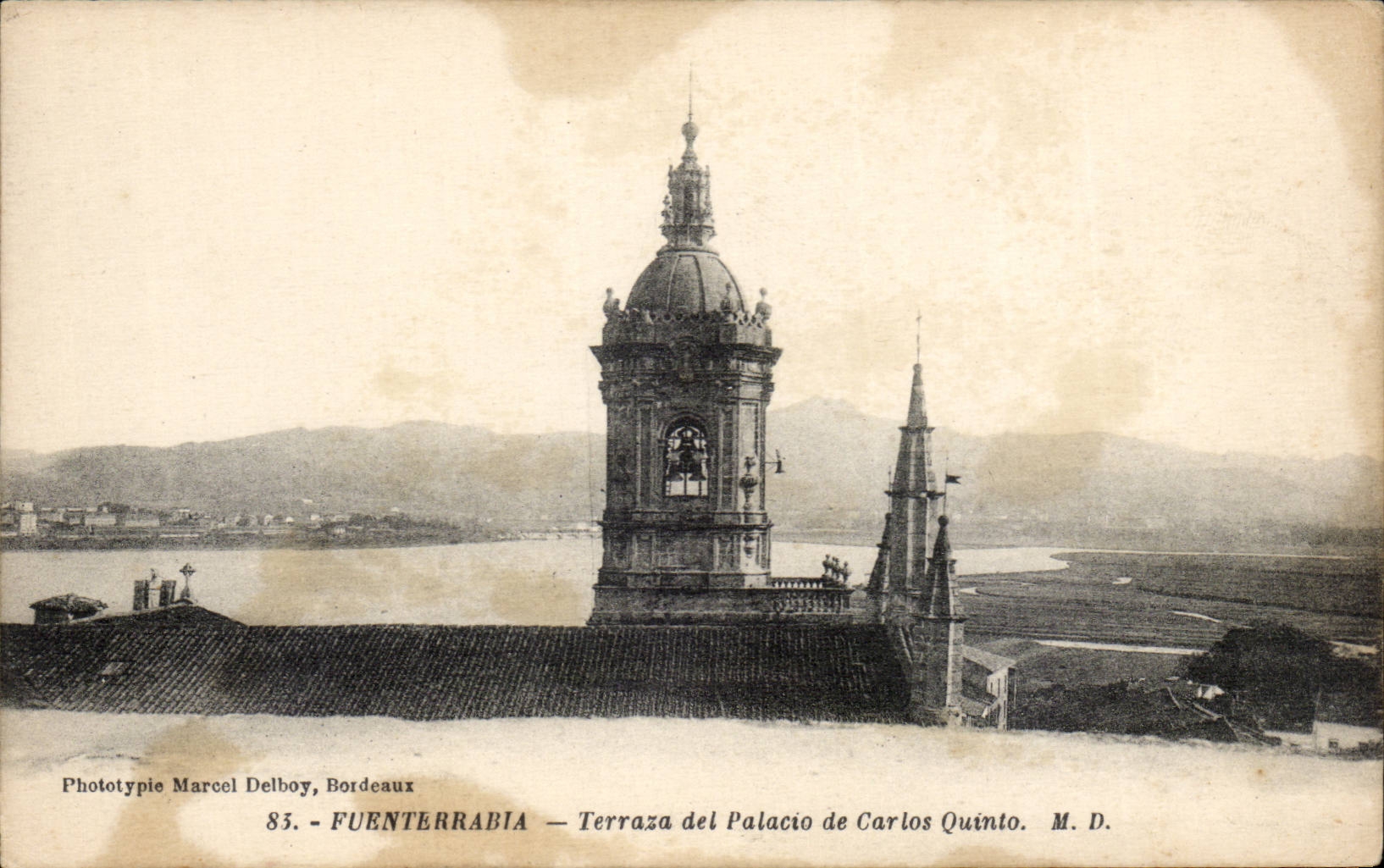 Fuenterrabia — Terraza del Palacio de Carlos Quinto — Phototypie Marcel Delboy, Bordeaux, n°83