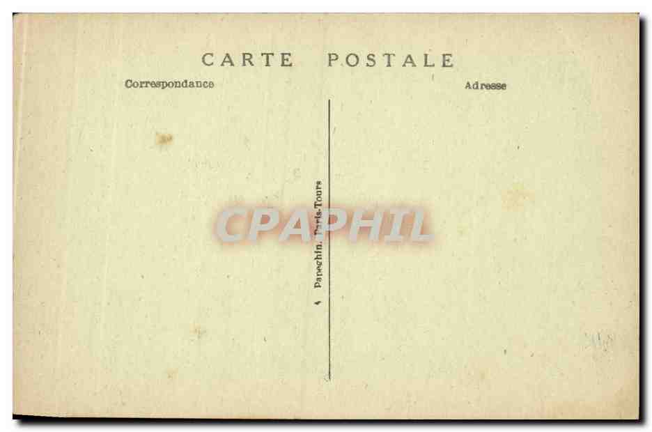 CPA Paris Le quai St Michel la prefecture de police et Notre DAme — Rückseite