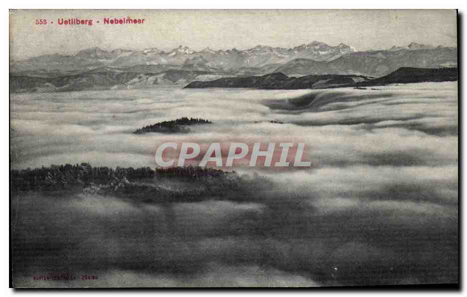 CPA Suisse Uetliberg Nebelmeer