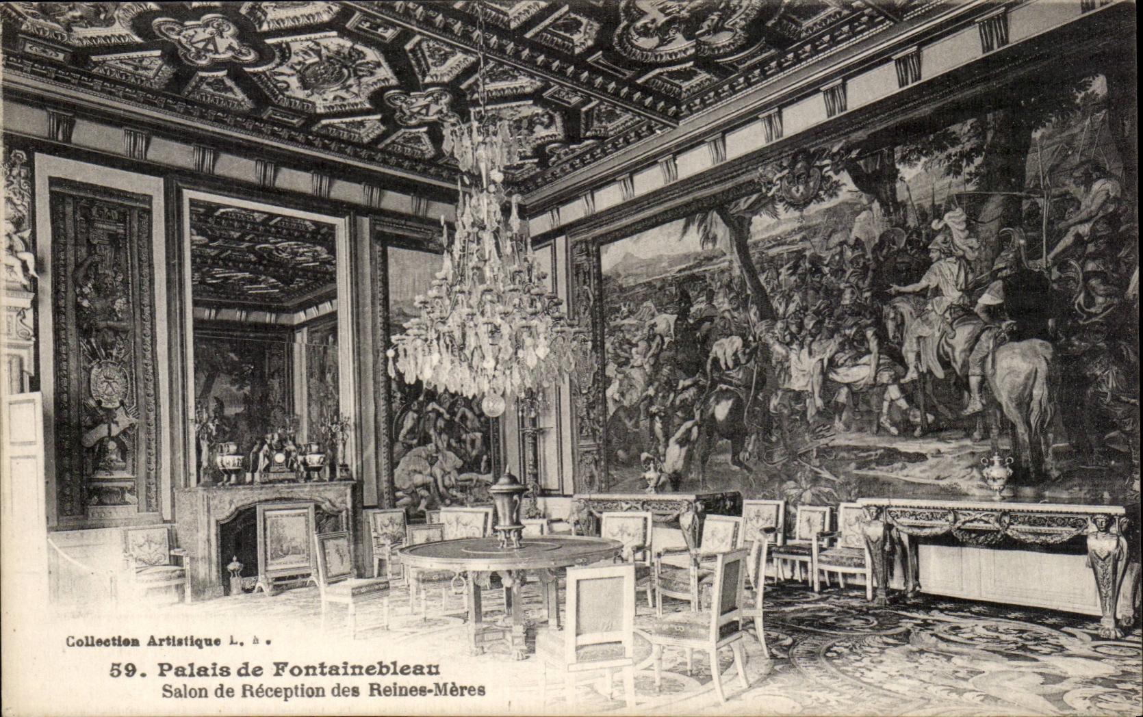 Palacio de Fontainebleau — Salón de Recepción de las Madres Reales — Colección Artística L. n°59