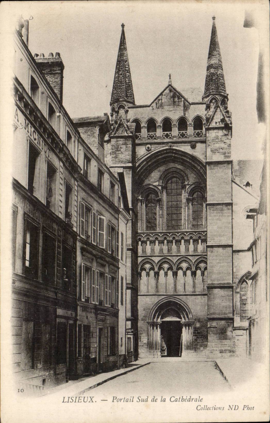 Lisieux — Portail Sud de la Cathédrale — A. Michiot, n°10