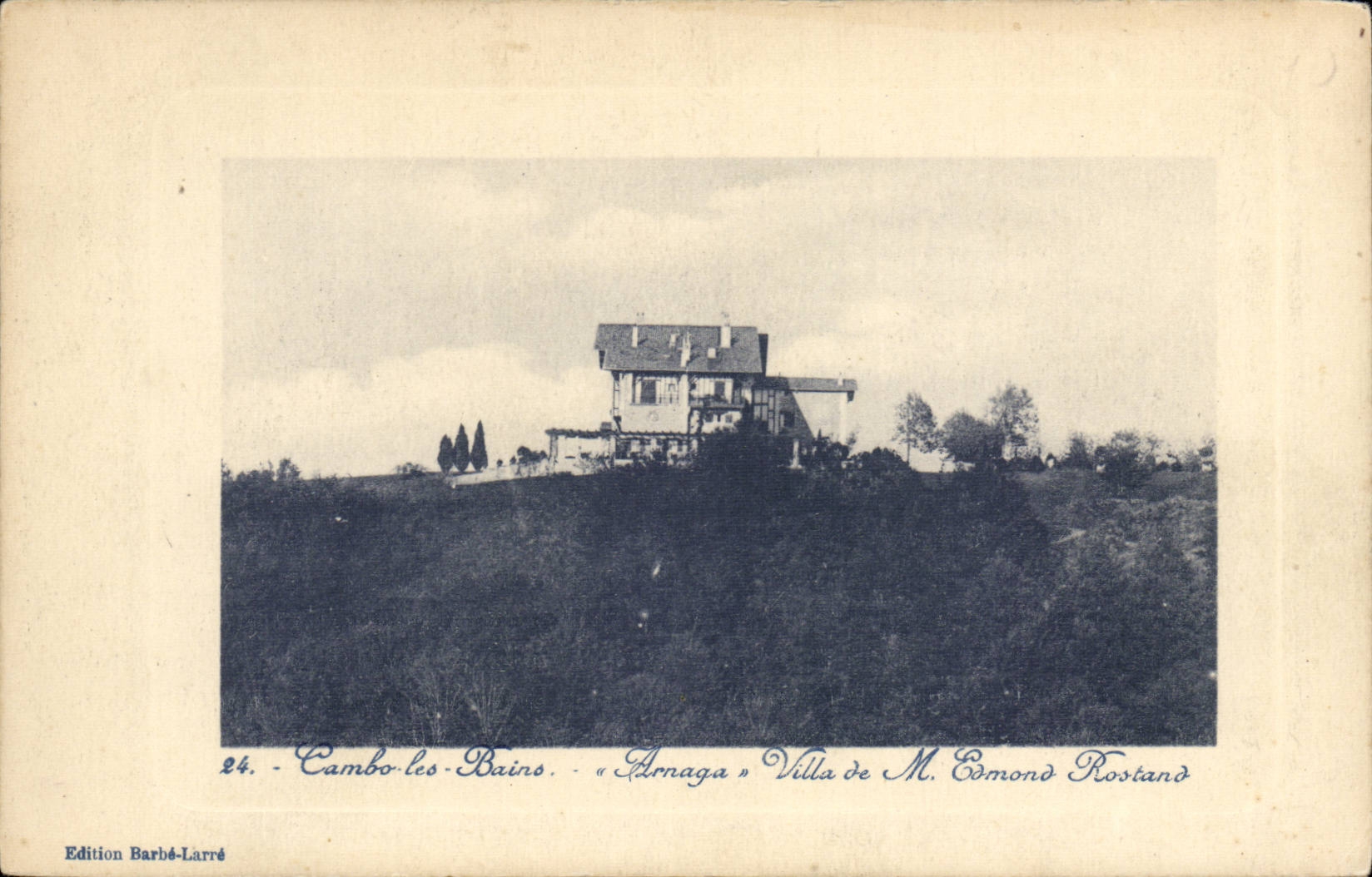 CPA Cambo les Bains Arnaga Villa de M Edmond Rostand