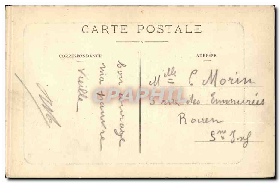 CPA Cambo les Bains Arnaga Villa de M Edmond Rostand — Rückseite