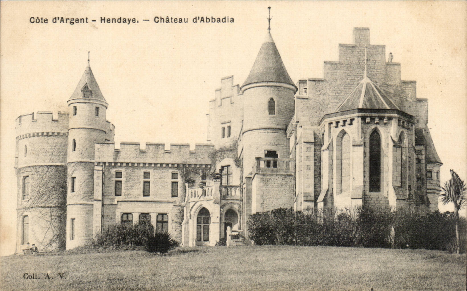 CPA Hendaye Chateau d'Abbadia