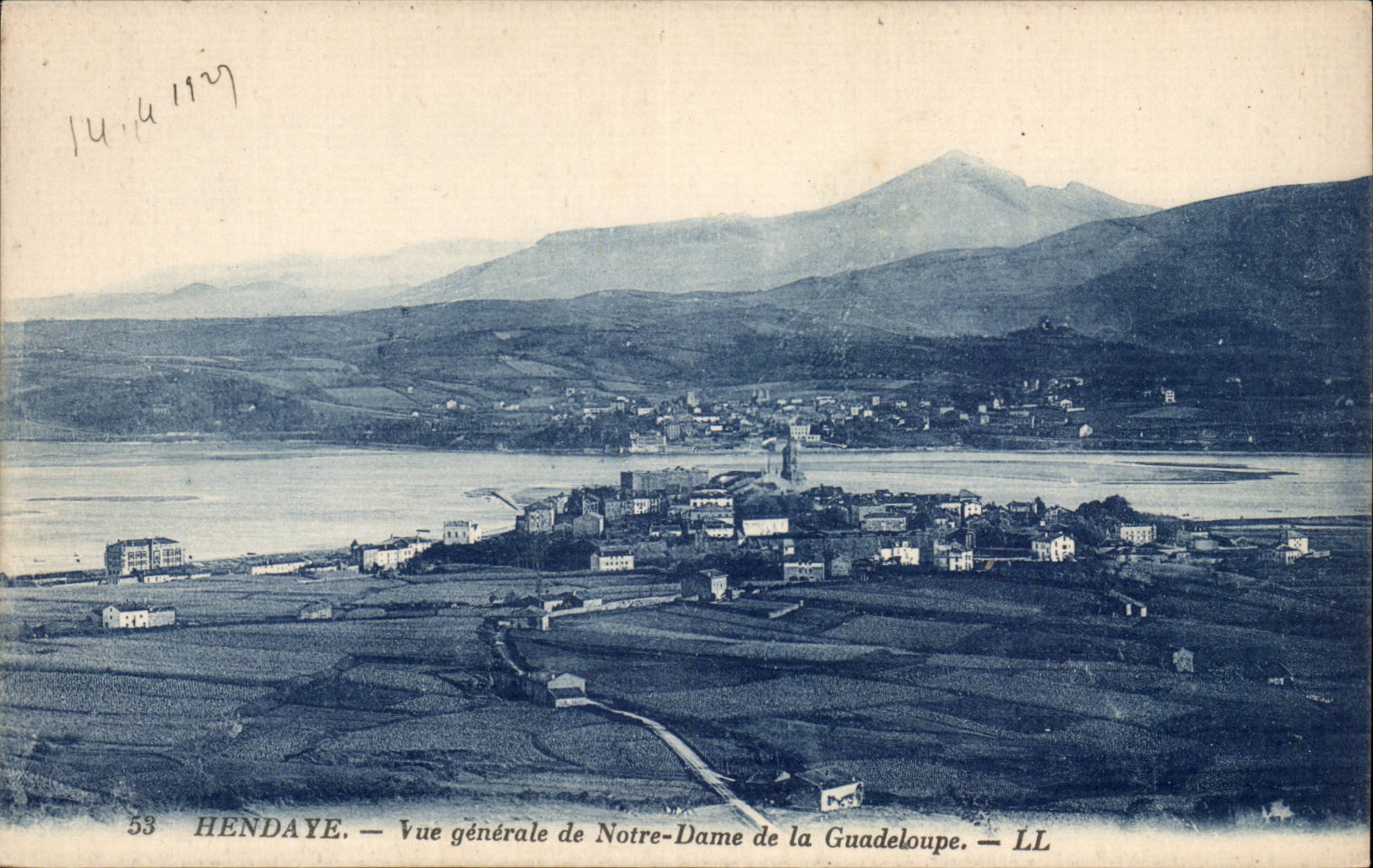 Hendaye — Vue générale de Notre-Dame de la Guadeloupe — LL