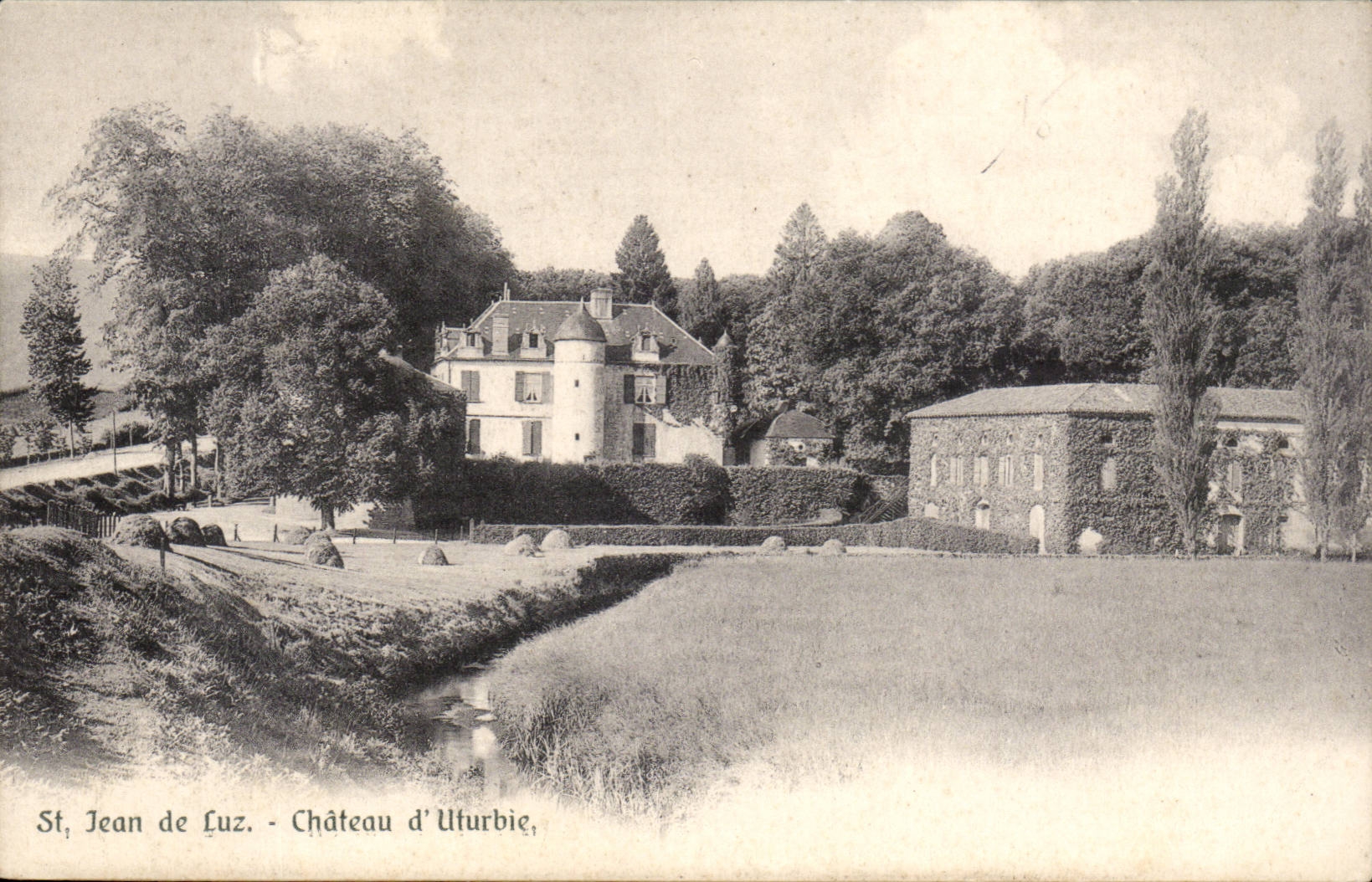 CPA St Jean de Luz Chateau d'Uturbie