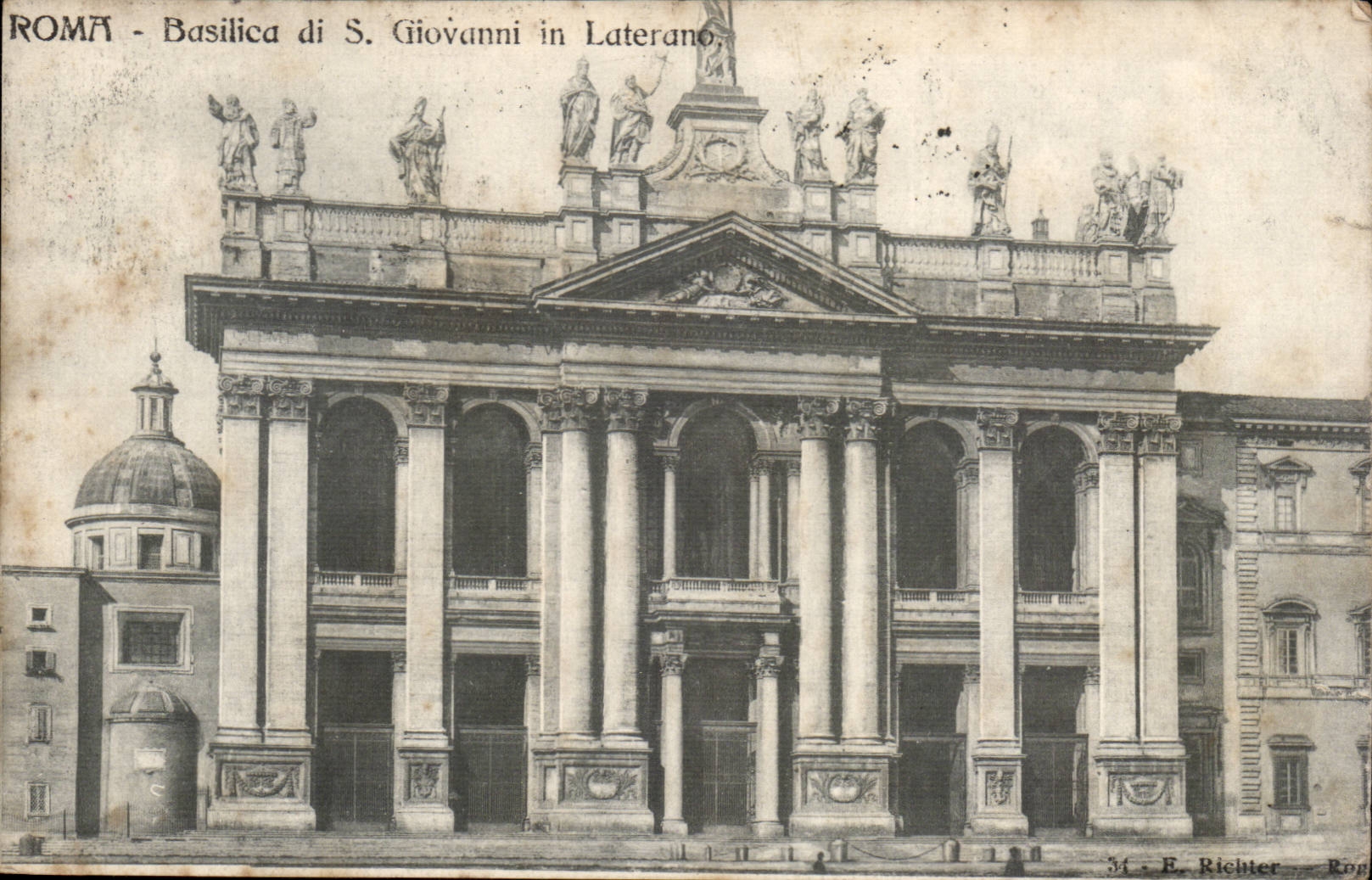 CPA Italie Italia Roma Basilica di S Giovanni in Laterano