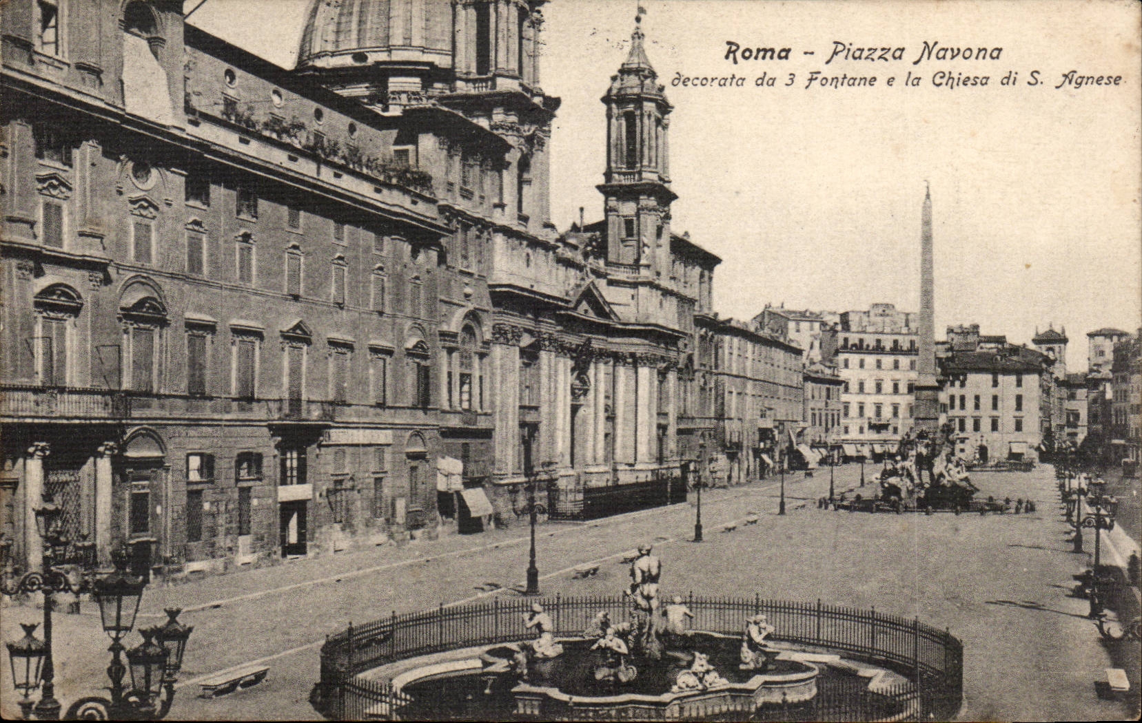 CPA Italie Italia Roma Piazza Navona 