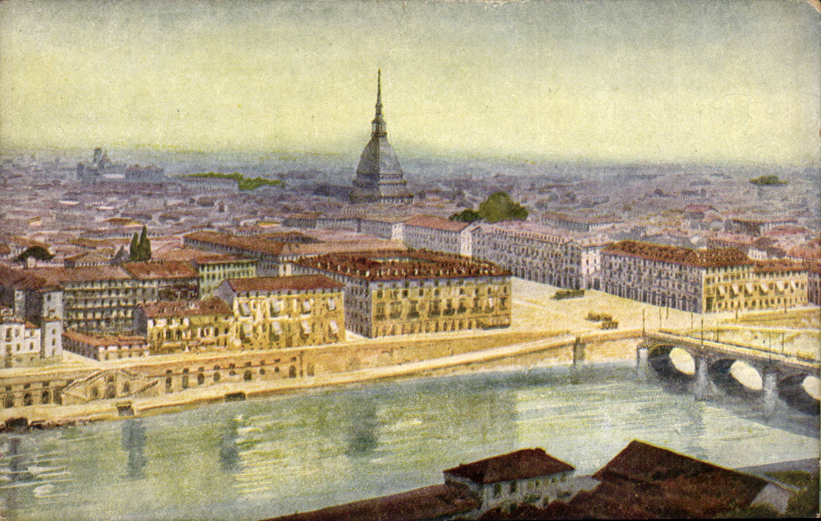 CPA Italie Italia Torino Panorama