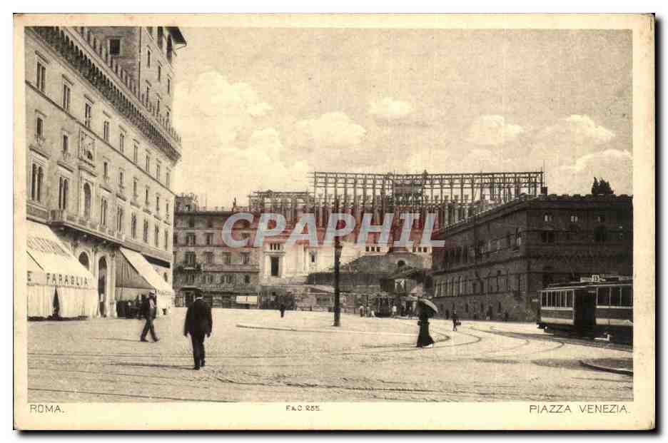 CPA Italie Italia Roma Piazza Venezia