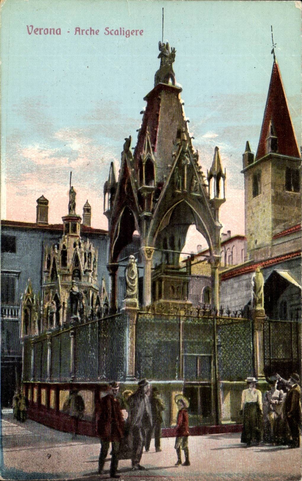 CPA Italie Italia Verona Arche Scaligere