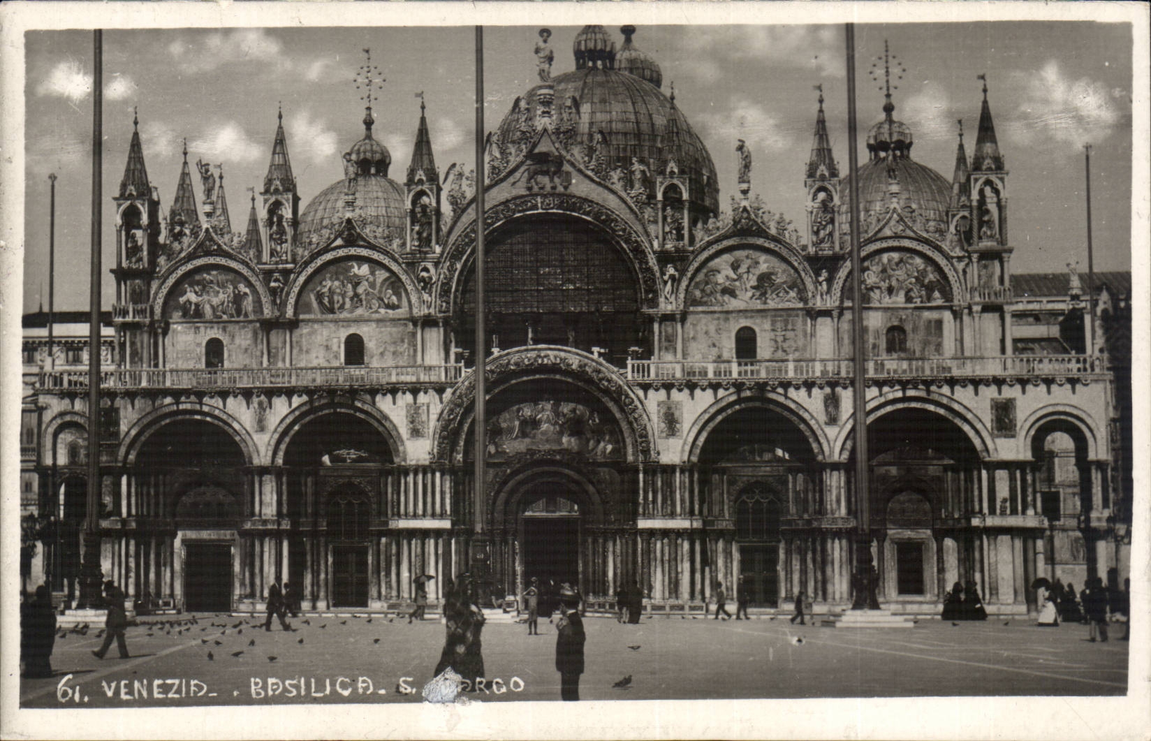 CPA Italie Italia Venezia Basilica S MArco