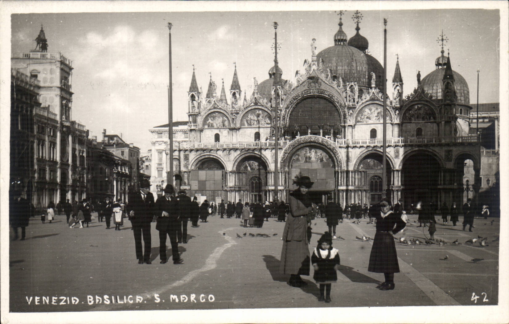 CPA Italie Italia Venezia Basilica S MArco