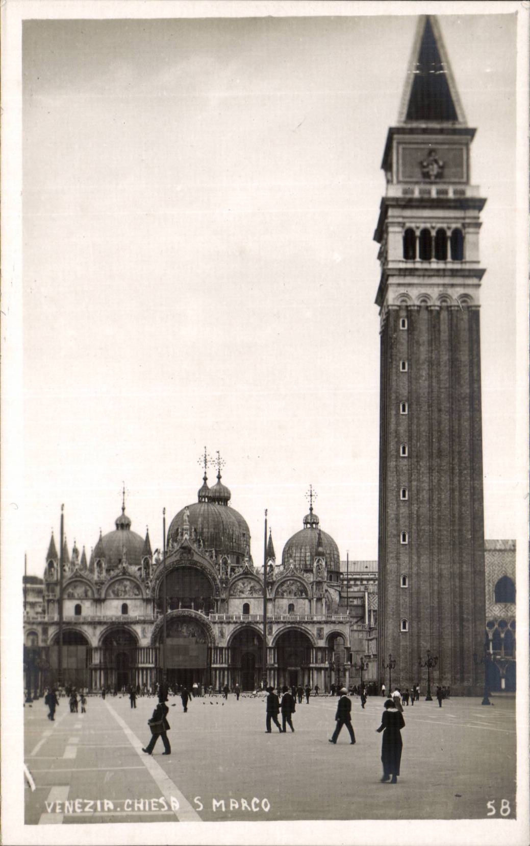 CPA Italie Italia Venezia Chiesa S Marco