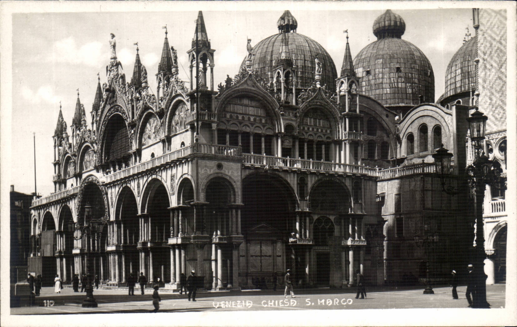 CPA Italie Italia Venezia Chiesa S Marco