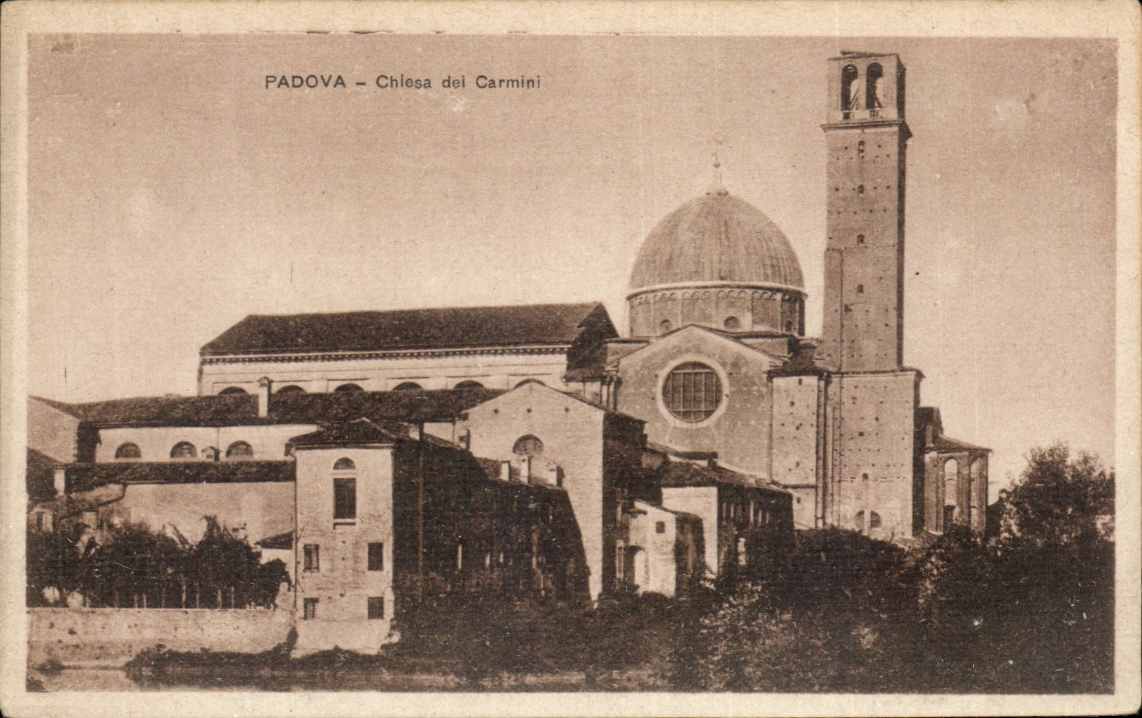 CPA Italie Italia Padova Chiesa del Carmini