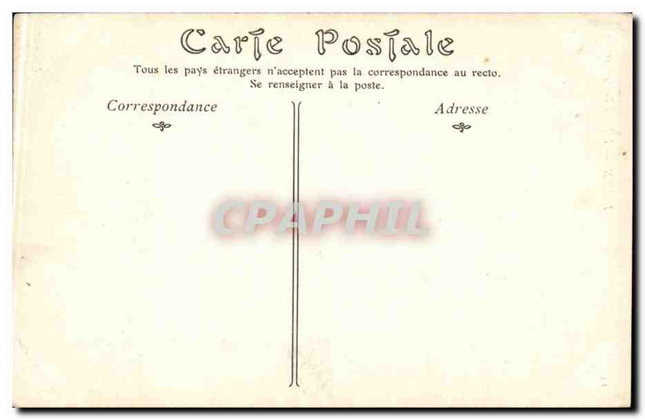 Rouen CPA L'hotel Bourgtheroulde — Verso
