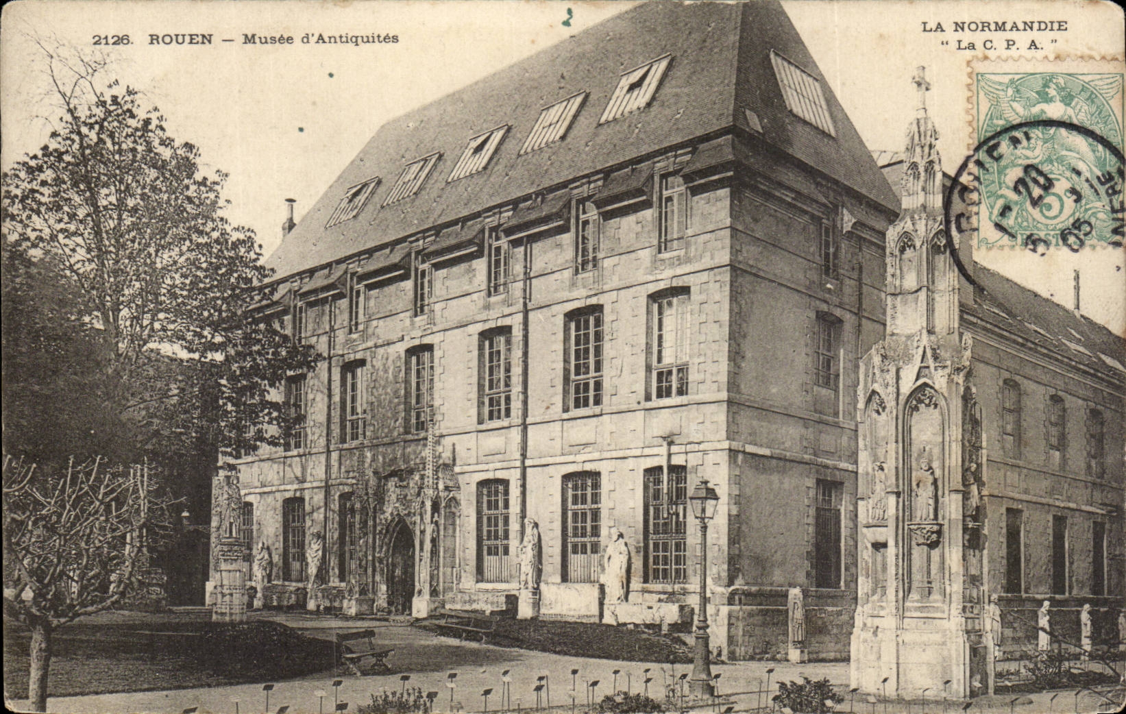 Rouen CPA Musee d'antiquites 