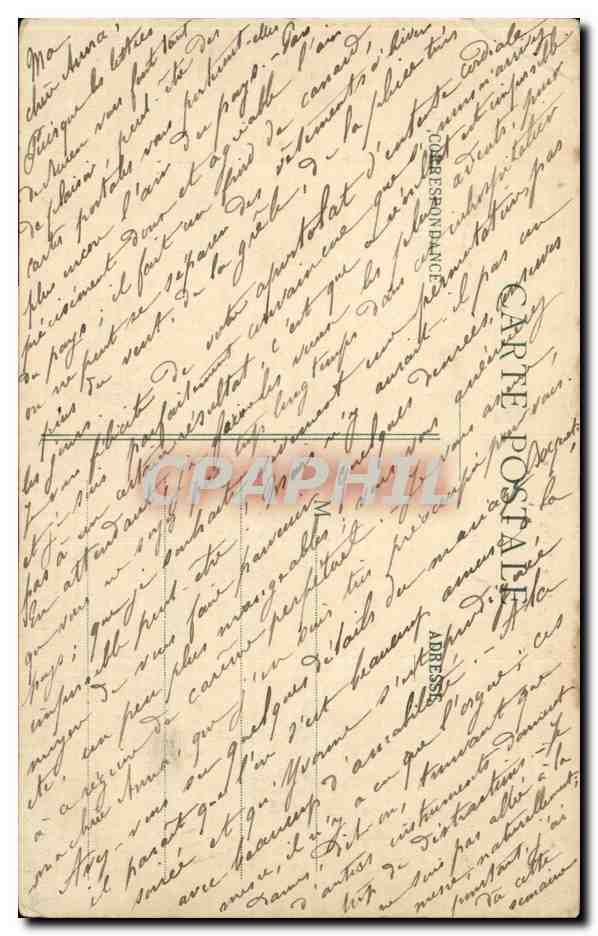 Rouen CPA Hotel Bourgtheroulde Cour interieure — Verso