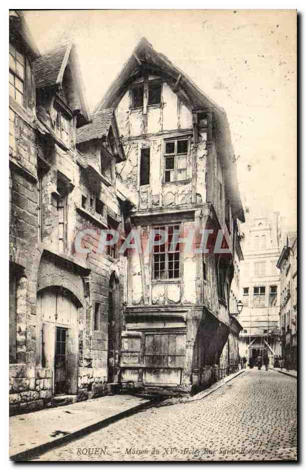 Rouen CPA Maison du 15eme Rue Saint Romain