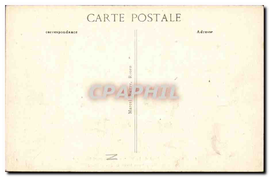 Rouen CPA Quai de la Bourse vu du quai St Sever  — Rückseite
