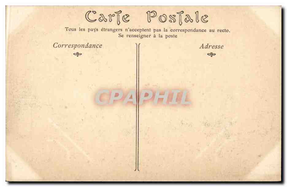 Rouen CPA Vue generale prise de la Cote Sainte Catherine — Verso