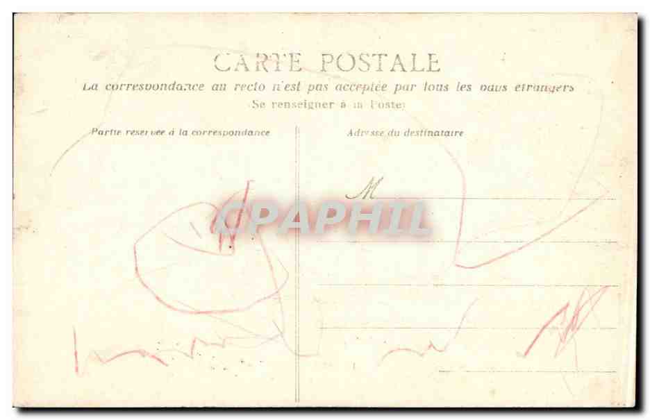 Rouen CPA Palais de justice Facade place Verdrel — Rückseite