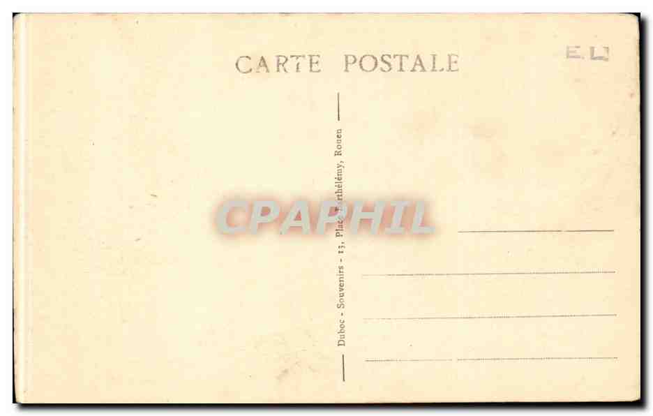 Rouen CPA La Tour Saint Laurent — Verso