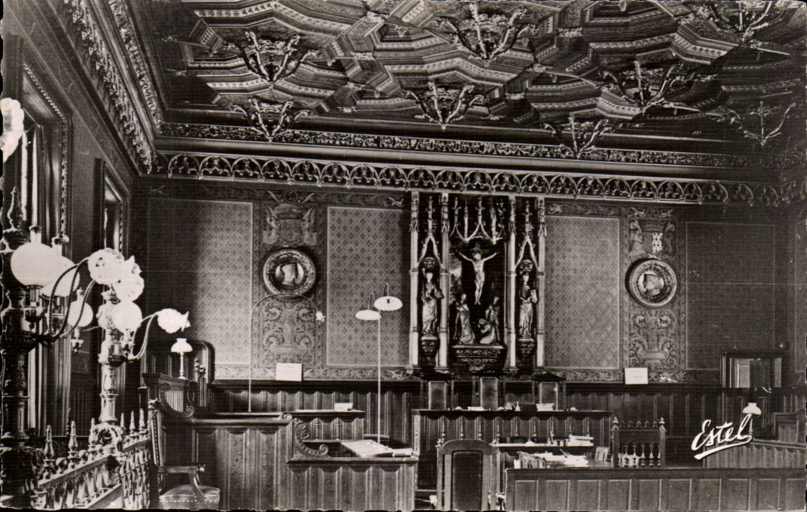 Rouen CPA Palais de justice Salle des seances du parlement