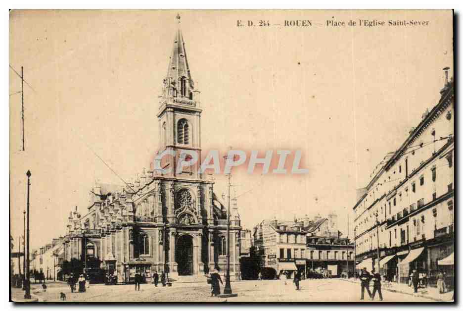 Rouen CPA Place de l'eglise Saint Sever