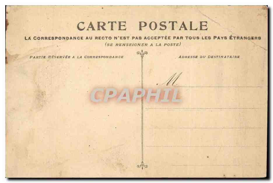 Rouen CPA Place de l'eglise Saint Sever — Verso